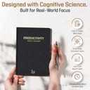 A5 Undated Weekly Planner  Crush Goals, Master Time & Build Better Habits | Goal & Time Management Planner for Work, 120 GSM No-Bleed Paper, Linen Hardcover Productivity Planner by quirrel