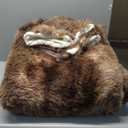 Joyreap 3-Piece Plush Shaggy Comforter Set, Full/Queen Size Luxury Faux Fur Sherpa Reversible Bedding Comforter Set, Ultra Cozy Warm Fluffy Bedding Set for Winter (Tie-dye Coffee, 88x88 inches)