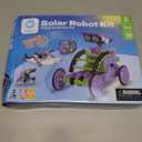 Sillbird Solar Building Robot Kit STEM Gift for Boys Aged 8-14, 12-in-1 DIY Science Educational Toys for Kids Birthday, Solar Powered Robotic Set with 190 Pieces (Purple-green)