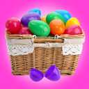 TOPZEA 96 Pack Plastic Easter Egg, 3" Surprise Easter Eggs Hinged Vibrant Empty Fillable Egg, Bulk Easter Basket Stuffers Stocking Fillers for Easter Egg Hunt, Party Favors, Carnival Prizes, 6 Color