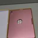 FUWANG Touch Keyboard Case for iPad (A16) 11th Generation 11 inch 2025&10th Gen 10.9 inch 2022, 360 Rotate for iPad 10th Generation Case with Keyboard, Backlit Keyboard Case with Pencil Holder, Pink