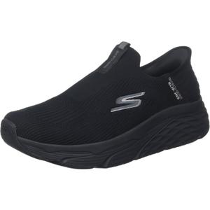 Skechers Mens Max Cushioning Slip-ins - Athletic Slip-on Running Walking Shoes with Memory FoamSneaker (13, Black)