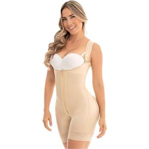 M&D Fajas Colombianas Postsurgery Original Shapewear for Women (Color: F0269 Beige, Medium)