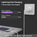 2Pack for iPhone14/13/12 Fast Charger Cable 6ft [Apple MFi Certified], USB Type C to Lightning Cable 6 Foot Apple iPhone Charging Cord for iPhone14 13 12 Pro XR XS Plus