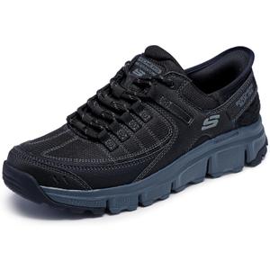 Skechers Men's Summits at Hands Free Slip-in Sneaker (13 Wide, Black/Charcoal)