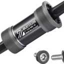 BUCKLOS Bike Square Taper Bottom Bracket - Bicycle BSA Brackets for Mountain/MTB/Road/Fat Bike/Ebike (BB68-Black, 116mm)