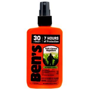 Ben's 30% DEET Mosquito, Tick and Insect Repellent, 3.4 Ounce Pump (3.4 Fl Oz (Pack of 1))