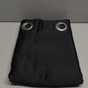 NICETOWN Pitch Black Solid Thermal Insulated Grommet Blackout Curtains/Drapes for Bedroom Window (2 Panels, 42 inches Wide by 63 inches Long, Black)