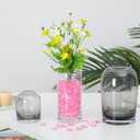 225PCS Pink Heart Shaped Marbles  Acrylic Heart Gems for Vase Fillers, Table Scatter, Home Dcor & Centerpieces, Perfect for Valentine's Day Decorations