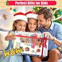 Play Kitchen for Toddlers, Kids Kitchen Playset Toddler Girl Toys with Cooking Stove Steam, Sink and Food Pretend Cooking Set Toy for 3 4 5 Year Old Kid Birthday (Red)