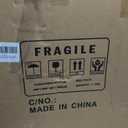 Picrit 24x24 Black Poster Frame 7 Pack, Display Pictures 20 x 20 Picture with Mat or 24 x 24 without Mat for Horizontal or Vertical Wall Mounting, Wall Gallery Photo Frames