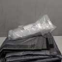 Magnetic Insulated Door Curtain Fits 36"x96" Doors - Thermal Door Cover for Winter with Clear Window, Window Insulation Kit & Doors Draft Stopper to Keep Cold Air Out for Front Doorway Home - Gray