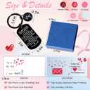 To My Love Anniversary Keychain for her him, Valentines Anniversary Birthday Meaningful Gifts for Boyfriend Girlfriend Husband Wife. Greeting Card Love Keyring for Men Women Lover Soulmate3