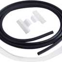 BlueStars 154827601 Door Seal, 809006501 Lower Seal, 154701001 Splash Shield Kit  Compatible with Frigidaire Kenmore Crosley Dishwashers - Replaces AP5690109 AP5809675 AP4338941