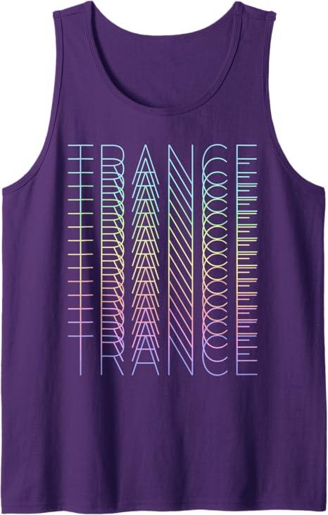 Trance Techno EDM Music DJ Rave Party Festival Tank Top XL