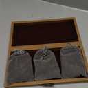 Magnetic 15" Wooden Chess Set, Portable Travel Folding Chess Board Sets Strategy Game for Adults & Kids for Chess Lovers, Beginners (Brown)