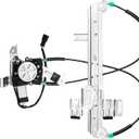 Rear Right Passenger Side Power Window Regulator with Motor Compatible with Chevy Tahoe GMC Yukon Escalade Base 2000 2001 2002 2003 2004 2005 2006, 748-229