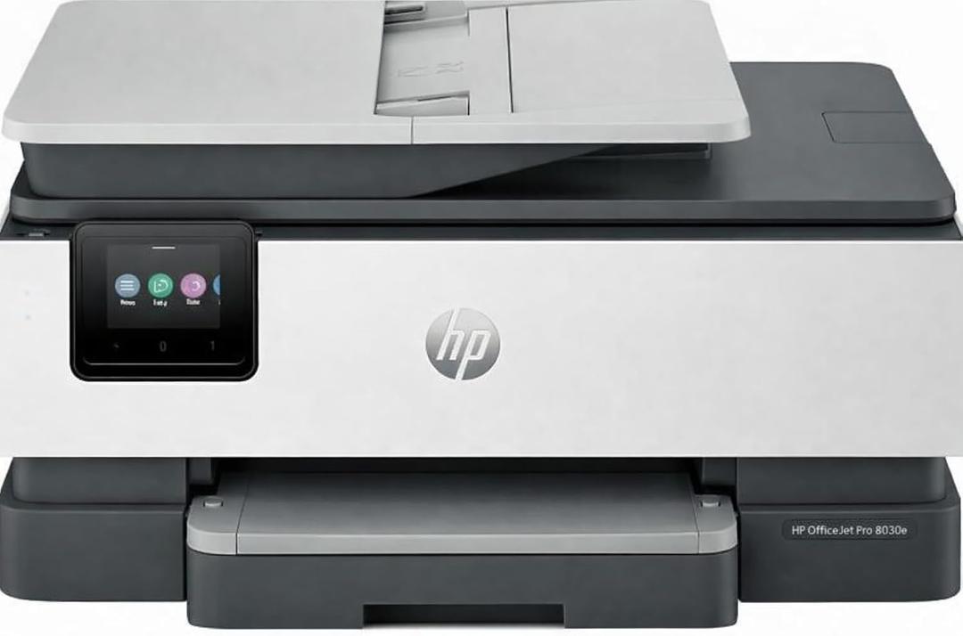 HP OfficeJet Pro 8138e Wireless All-in-One Color Inkjet Printer, Print, Scan, Copy, Fax, ADF, Duplex Printing Best-for-Home Office 