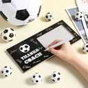 Blosssound Soccer Thanks Coach Gifts Sports Picture Frame with Pen Thanks Coach Frame 4 x 6 Inch Photo Gifts Wood Picture Decoration for Coaches Appreciation(1)