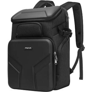 MOSISO Camera Backpack,DSLR/SLR/Mirrorless Photography Waterproof 17.3 inch Camera Bag with Front Hard Shell&Laptop Compartment&Tripod Holder&Rain Cover Compatible with Canon/Nikon/Sony, Space Gray