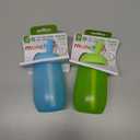 Munchkin Simple Clean Toddler Sippy Cup with Easy Clean Straw, 10 Ounce, 2 Pack, Blue/Green