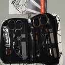 3 Swords Germany  manicure pedicure set kit (589) (WHITE-BLACK / SPIDER)