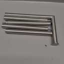 Toilet Paper Holder Stand, Toilet Paper Stand Brushed Nickel, Free Standing Toilet Paper Holder, Toilet Paper Storage by Bathth