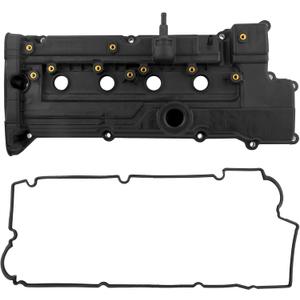 BOXI Engine Valve Cover w/Gasket Replacement for Hyundai Accent/for Kia Rio Rio5 1.6L DOHC L4 16V 2006 2007 2008 2009 2010 2011 | Replaces 264-990 22441-26801 2241026855