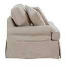 Sunset Trading Horizon Loveseat Slip Cover Set Only, Linen