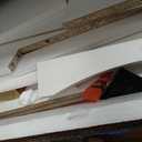 OS Home and Office Furniture Twin Sized White Bookcase Headboard