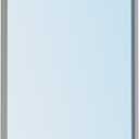 VocalStar Silver Bathroom Mirror, 18 x 26 Inch Square Corner Rectangle Nickel Metal Framed Bathroom Vanity Mirrors for Wall Modern, 1/4-inch Shatterproof Glass | Ultra-Flush Hanging