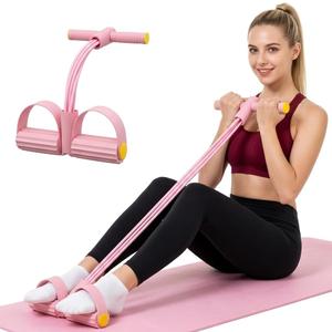 Multifunctional Pedal Resistance Band with Handle,4/6/8 Tubes for All Weights,Upgrade Heavy-Duty TPE Tubes with 300% Stretch for Full Body Workouts.