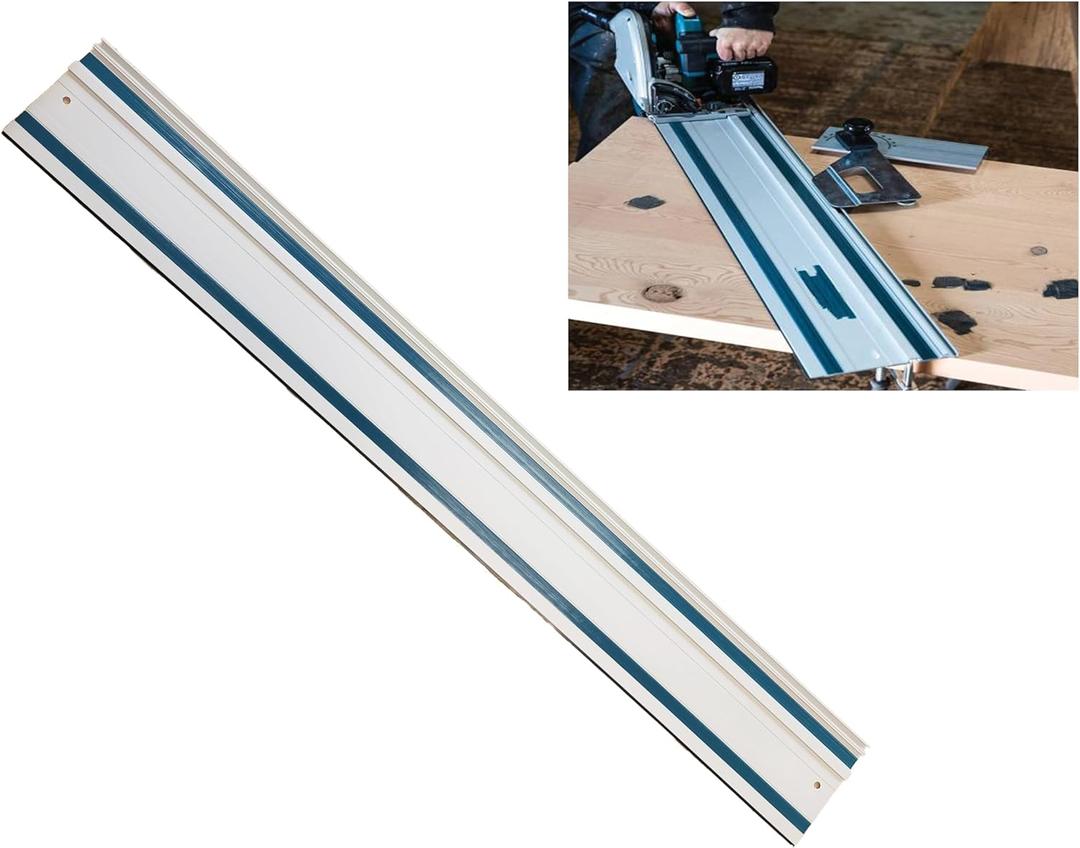 39 Inch Track Saw Guide Rail for Ma-kita 199140-0 Track Saws for Festool Track Saw,39 Aluminum Guide Rail for Woodworker cuts,Silver