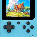 Retro Handheld Games Console Built-in 400 Video Games, Portable Handheld Emulator with 3.0 Inch Screen, Mini Travel Retro Gaming Console (Blue)