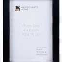 Handicrafts Home 4 by 6 Black White Picture Frame, Handmade Frame For Boho Chic Home Decor, Desk & Wall Decor, Tabletop & Wall, Ideal for Living Room, Office Family Photos, Wedding & Christmas Gift