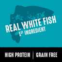 CRAVE Grain Free High Protein Adult Dry Dog Food, White Fish & Salmon, 30 lb. Bag (EXP 08/14/26)