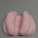 2 in 1 Baby Support Pillow, Banana Shape Baby Neck Head Travel Pillow Stroller Insert Cushion for Kids, Toddler, Pink