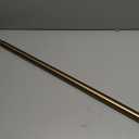 Ivilon Drapery Window Curtain Rod - End Cap Style Design 1 Inch Pole. 28 to 48 Inch Color Warm Gold