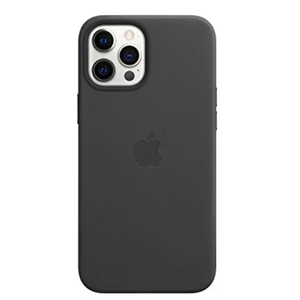 Apple iPhone 12 Pro Max Leather Case with MagSafe - Black