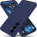 Varikke for Samsung Galaxy S26 Case, Liquid Silicone Upgrade [Camera Protection] [Anti-Scratch Microfiber Lining] Slim Soft Touch Gel Rubber Full Body Protective Phone Case 6.3", Dark Blue