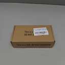 Probrico Cabinet Handles Stainless Steel Kitchen Drawer Pulls Square Bar Cabinet Hardware for Kitchen Bathroom Cupboard Dresser Black 5 Pack 4 Inch (102mm) Hole Center