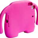 LEDNICEKER Kids Case for iPad Mini 1 2 3 4 5 - Light Weight Shock Proof Handle Stand Kids Friendly for iPad Mini, Mini 5 (2019), Mini 4, Mini 3rd Generation, Mini 2 Tablet - Magenta/Rose