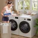 Aheaplus Washer and Dryer Countertop, Laundry Room Organization, White