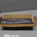 Heavy Duty Bronze Curtain Rods - 28 to 48 Inch, Adjustable with Diamond Finials for Bedroom, Living Room, Patio, Kitchen, Farmhouse