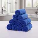 28"x13" Bath Towel Cotton, Lightweight Quick Drying Premium Towels for Hotel, Spa and Bathroom 1 Pack (Blue)