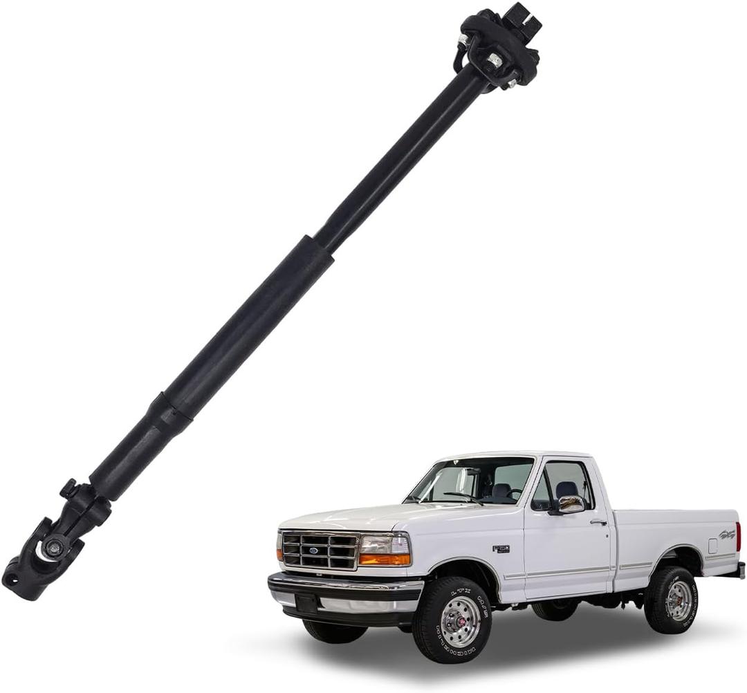 Lower Steering Shaft Steering Column with U-Joint Compatible with 1992-1996 Ford F-150 Bronco 1992-1998 Ford F-250 1992-1997 Ford F-350 F59 F53 F Super Duty Replace 425-350 F2TZ3B676B