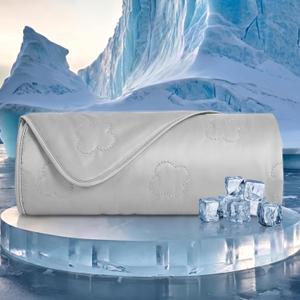 2 x Cooling Blanket Twin(60" x 90"), Double-Sided Cold Blanket for Hot Sleepers | Breathable Lightweight Blanket for Night Sweats, All Season Cool Bedding, Soft Cold Touch,Summer Cold Blanket