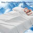 Topcee Cooling Comforter Queen Size - 90"x90" Cooling Blanket for Hot Sleepers Menopause Q-max 0.45 Double-Sided Cooling Design Everlasting Cold Touch Summer Ice Blanket for Night Sweats Athletes