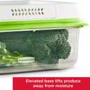 Rubbermaid FreshWorks Produce Saver, Medium and Large Storage Containers, 8-Piece Set, Set of 4, Med & Lg, Clear