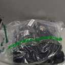 LILLUSORY Sweater Dresses for Women 2026 Fall Fashion Mock Neck Long Lantern Sleeve Oversized Outfits Knit Tops Clothes (Medium, Black)